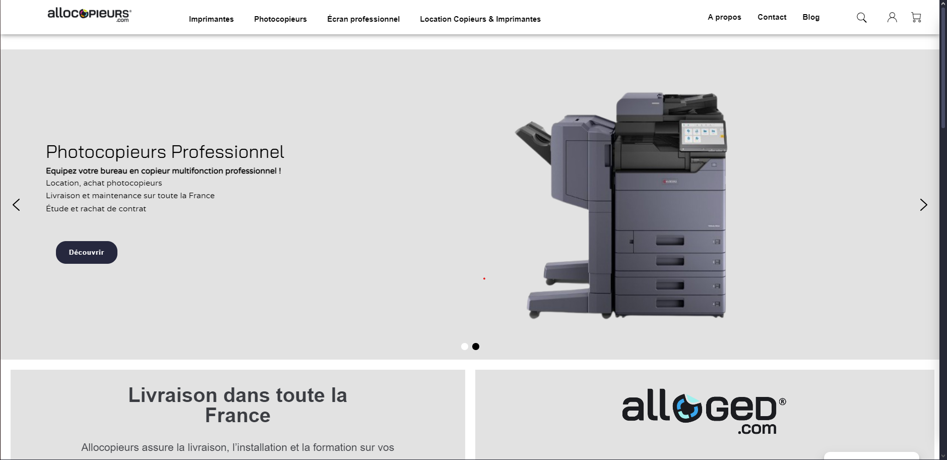 Site Web Allocopieurs