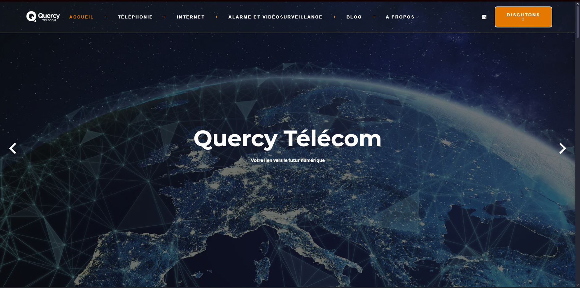 Site Web Quercy Télécom